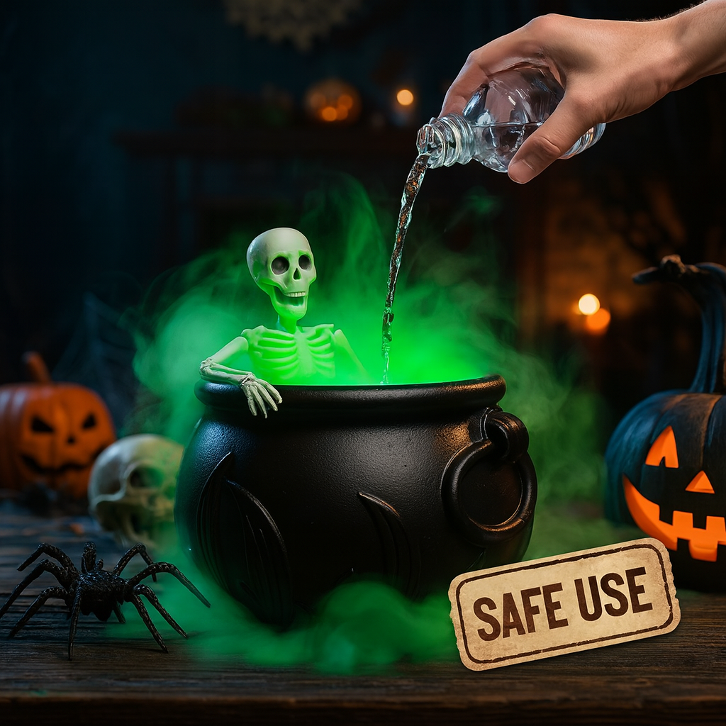 Halloween Magic Cauldron Decor