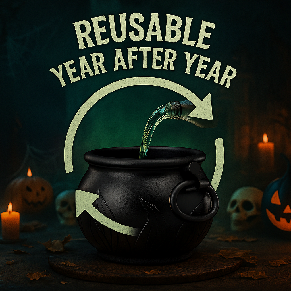 Halloween Magic Cauldron Decor