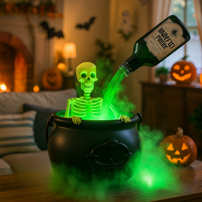 Halloween Magic Cauldron Decor